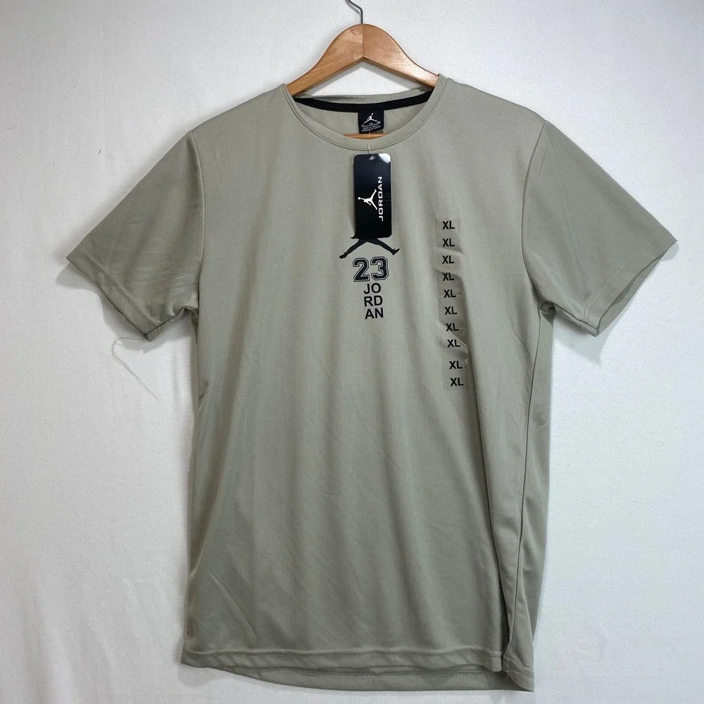 NWT Jordan Mens Jumpman 23 Graphic T-Shirt XL Sage Green Performance Tee